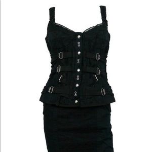 Dolce & Gabbana bustier strappy buckle top